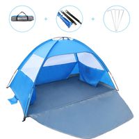 Gorich [2019 New] Beach Tent，UV Sun Shelter Lightweight Beach Sun Shade Canopy Cabana Beach Tents Fit 3-4 Person