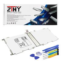 ZTHY EB-BT530FBU Battery for Samsung Galaxy Tab 4 10.1" SM-T530 (WiFi) SM-T530NU SM-T531 (3G&WiFi) SM-T535 (3G, 4G/LTE&WiFi) SM-T537 P5220 Series Tablet EB-BT530FBC EB-BT530FBE With Tools 3.8V 6800mAh