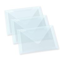 Sizzix Plastic Envelopes, 6.875 by 5-Inch, 3/Pack