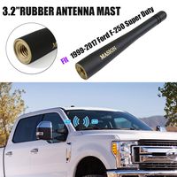 MASION 3.2" Short Copper Vehicle Universal Antenna (Black) Replacement AM FM Accessories Audio for 1999-2017 Ford F-250 Super Duty