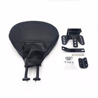 SMT-Adjust Heights Driver Rider Backrest Compatible With Harley Touring Street Glide FLHX FLHR 09-18 [B078W3XTXX]