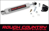 Rough Country N3 Steering Stabilizer Fits 2007-2018 [ Jeep ] Wrangler JK Premium Steering Damper 8730630