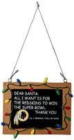 Washington Redskins Resin Chalkboard Sign Ornament