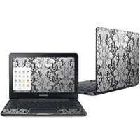 Mightyskins Skin Compatible with Samsung Chromebook 3 11.6" - Floral Retro | Protective, Durable, and Unique Vinyl Decal Wrap Cover | Easy to Apply, Remove, and Change Styles | Made in The USA