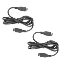 TraderPlus 2Pcs 2 Player Game Link Connect Cable Cord Compatible for Nintendo Gameboy Advance and SP