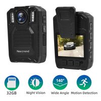 Police Body Camera, NexTrend Full HD 1080P Body-Worn Camera for Law Enforcement with Night Vision and Audio, Body Security Camera for Police Patrol and Personal Use, Built in 32G, Waterproof
