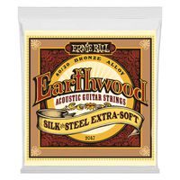 Ernie Ball Earthwood Silk and Steel Extra Soft Acoustic Set, .010 - .050