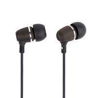 Francois et Mimi Elite Genuine Wood in-Ear Noise-isolating Headphones with Mic, Retail Packaging!