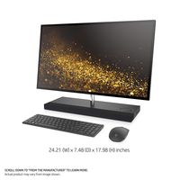 HP Envy 27 Touch Desktop 256GB SSD + 2TB HD 32GB RAM UHD 4K (Intel Core i7-8700T Processor Turbo 4.00GHz, 32 GB RAM, 256 GB SSD + 2 TB HD, 27" UHD 4K Touchscreen, Win 10) PC Computer All-in-One