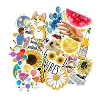 Cute VSCO Stickers for Water Bottles,53 Pack Laptop Stickers Trendy Aesthetic Waterproof Vinyl Stickers for Teens,Girls, Water Bottle Stickers for Hydro Flask, Laptop,Phone,Skateboard