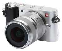 YI 4K Video 20 MP Mirrorless Digital Camera with LCD Touchscreen, Wi-Fi, Bluetooth, Interchangeable Lens 12-40mm F3.5-5.6 - Silver