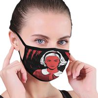 LIENKINDN Chi-lling Adve-ntures Of Sa-brina Daughter Of Cha-os Reusable Mouth Mask For Men Women Anti Dust,Dustproof Half Face Mouth Mask With Adjustable Ear Loops