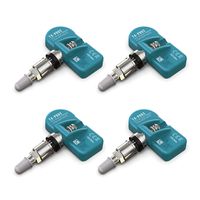 MOBILETRON 4-Pack 433MHz TPMS Tire Pressure Monitoring System Sensors (Clamp-in) Pre-Programmed for Chrysler/Dodge/Ford/Jeep/Lincoln | OE# Replacement | TX-S018-4