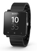 Sony SmartWatch 2 SW2 Bluetooth Water Resistant w/ Metal Wristband - Black - Refurbished
