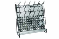 Heathrow Scientific HS23243A Glassware Drying Rack, Vinyl-Coated Steel Wire Construction, Self-Standing or Wall-Mountable, 462 x 182 x 525mm (L x W x H)