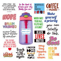 Stickers for Water Bottles- Cute,Waterproof,Aesthetic,Trendy Stickers for Teens,Girls Perfect for Waterbottle,Laptop,Phone,Car,Travel Extra Durable 100% Vinyl (Big 19 Pcs-Pack)