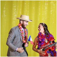 10FTx10FT Yellow Glitter Backdrop Curtain Yellow Shimmer Sequin Fabric Photography Backdrop-190523E