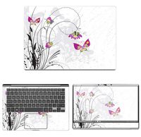 decalrus - Protective Decal Butterfly Skin Sticker for LG Gram 13Z980 (13.3" Screen) case Cover wrap LGgram13Z980-33