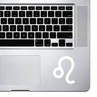 StickAny Palm Series Leo Sticker for MacBook Pro, Chromebook, and Laptops (White)