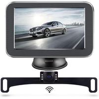 Wireless Backup Camera, Backup Camera, LASTBUS Anti-Theft Rear View 5 Inch Monitor and Waterproof Night Vision Reversing Camera for Car, Van, Truck, SUV, RV, Pickup