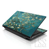 LSS 15 15.6 inch Laptop Notebook Skin Sticker Cover Art Decal Compatible with 13.3" 14" 15.6" 16" HP, Dell, Lenovo, Apple, Asus, Acer (Free 2 Wrist Pad Included) - Almond Trees