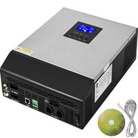 Mophorn Inverter 2400W Solar Pure Sine Wave Power 50A Solar Charger DC 24V AC Output 230V with Utility Charger 50HZ