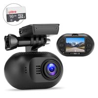 OldShark Mini 1080P Dash Cam, 170 Wide Angle Car On Dash Video, G-Sensor, Night Vision, WDR, Loop Recording Dashboard Camera Recorder,with Super Capacitor,16GB Card