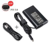 65W Type C USB C Charger Power Delivery PD Charger Adapter for DELL LA65NM170 2YKOF,XPS 12 13,Latitude 12 7275 13 7370, Lenovo thinkpad x1 Table,Asus,ZenBook,MacBook Pro,Laptop with USB C Chargeing