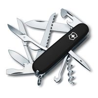 Victorinox Swiss Army Huntsman Pocket Knife, Black,91mm