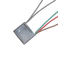 HQRP Capacitor for Hampton Bay Ceiling Fan 4uf+2.5uf+4uf 5-Wire plus HQRP Coaster