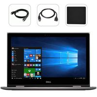 Dell Inspiron i5 2-in-1 Quad-Core Premium Laptop 2018, FHD IPS 15.6" Touchscreen, Intel 8th Gen i5-8250U (Beat i7-7500U), 8GB DDR4, 120GB SSD, Backlit Keyboard, WiFi, Webcam, Windows 10, Bonus Combo