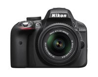 Nikon D3300 24.2 MP Digital SLR Camera kit with 18-55mm f/3.5-5.6G VR II Auto Focus-S DX NIKKOR Zoom Lens - Black (Renewed)