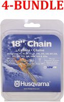 Husqvarna 531300439 18-Inch H30-72 (95VP) Pixel Saw Chain.325-Inch by .050-Inch (Black (4-Bundle))