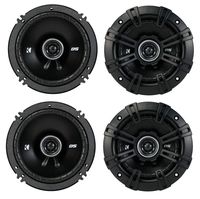 4) Kicker 43DSC6504 6.5" 240 Watt 2-Way 4-Ohm Car Audio Coaxial Speakers DSC6504