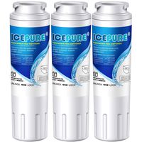 Icepure UKF8001 Refrigerator Water Filter Replacement Maytag UKF8001, UKF8001AXX, compatible with Whirlpool 4396395, 469006, 469005, EveryDrop Filter 4, EDR4RXD1, Puriclean II, RWF0900A 3PACK