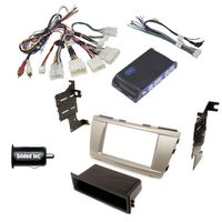 PAC RP4.2TY11 Double or Single DIN Silver Install Package for 07-11 Toyota Camry