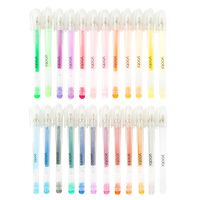Yoobi Mini Gel Pens 24-Pack & Carrying Case | Multicolor Ink | 1.0mm Medium Tip | School, Home, Office Use