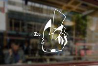 25 Centimeters Anime Pikachu Sleeping Sleep Vinyl Sticker Funny Decals Bumper Car Auto Laptop Wall Window Glass Snowboard Helmet MacBook Skateboard Guitar