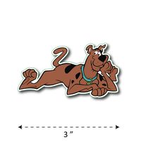 (TK-204) Scooby Doo - Waterproof Vinyl Sticker for Laptops Tablets Cars Motocycles Bicycle Skateboard Luggage Or Any Flat Surface (3")