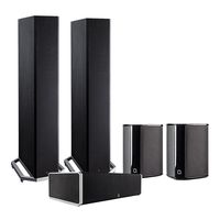 Definitive Technology BP9020 5.0 High Power Bipolar Tower Speaker Package with Integrated Subwoofers (Black)