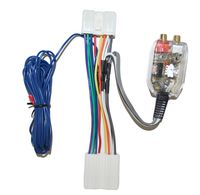 Factory Radio Add A Amp Amplifier Sub Interface Wire Harness Inline Converter Compatible with Dodge Eagle and Mitsubishi