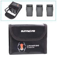 Drone Fans Battery Case LiPo Safe Bag Protective Storage Bag Explosion-Proof for DJI Mavic AIR