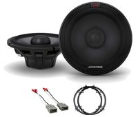 Front 6.5" Alpine R Factory Speaker Replacement Kit for 2003-2007 Honda Accord