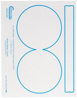 Compulabel 312660 White CD/DVD Labels for Laser and Inkjet Printers, 4.625 Inch, Permanent Adhesive, 2 per Sheet, 100 Sheets