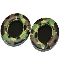 Bestdealing Camo Green Replacement Ear Pads, Earpads for Beats Studio 2.0 Wired/Wireless Headphones and 3.0 Wireless Headphones, Beats Studio 2/3 Ear Cushion (Not fit Solo2)