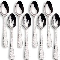 Delling 8 Piece Serving Spoons Utensil for Buffet