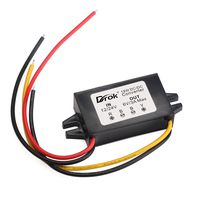 DROK DC Buck Power Converter Regulator 8-35V 12V/24V to 6V 3A/18W Power Supply - 090578