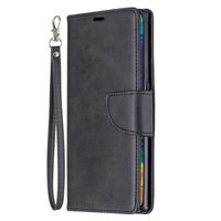Lomogo Leather Wallet Case for [Huawei Mate 30 Pro] with Stand Feature Card Holder Magnetic Closure, Shockproof Flip Case Cover for Huawei Mate30 Pro - LOBFE150763 Black
