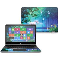 Mightyskins Skin Compatible with Hp Pavilion X360 14" (2017) - Unicorn Fantasy | Protective, Durable, and Unique Vinyl Decal Wrap Cover | Easy to Apply, Remove, and Change Styles | Made in The USA