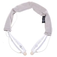 Cosmos ® Gray Soft Cotton Headset Cover/protector/sleeve for Lg Tone + Hbs-730 Stereo Wireless Bluetooth Headphone